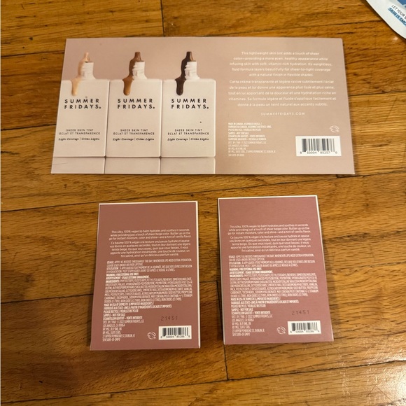 Summer Fridays Beauty Samples Lip Butter Balm and Skin Tint - Picture 2 of 2